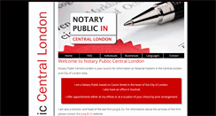 Desktop Screenshot of notarypubliccentrallondon.com